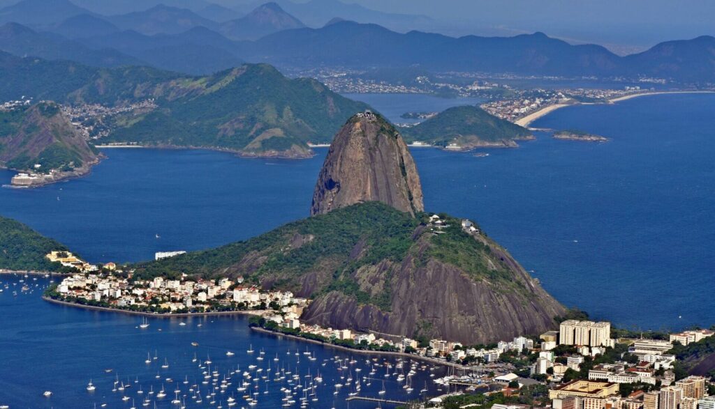 Der Zuckerhut in Rio de Janeiro in Brasilien