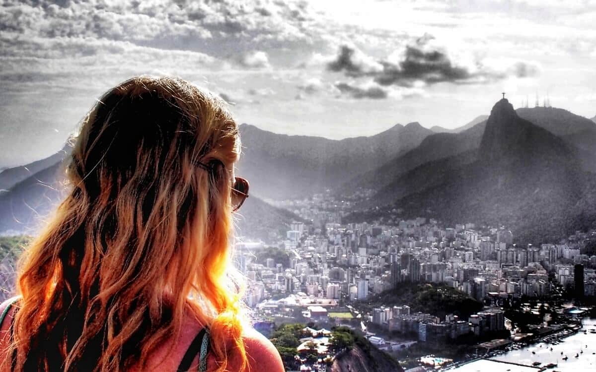 Ausblick auf Rio de Janeiro in Brasilien