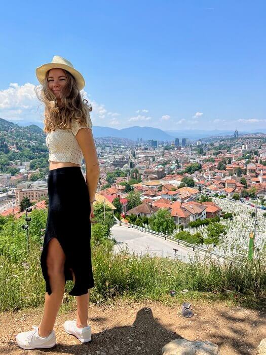Ausblick auf Sarajevo
