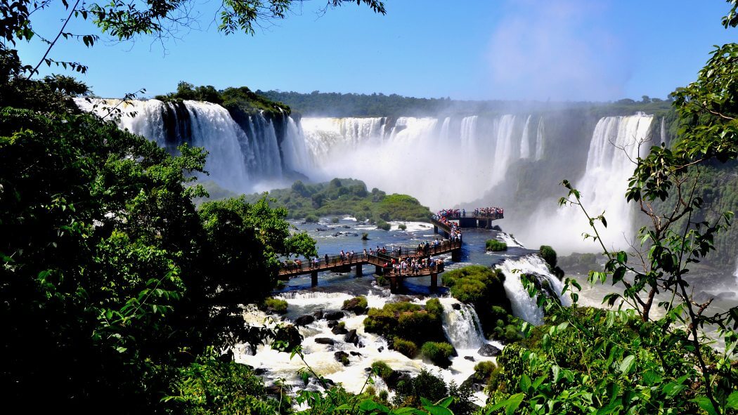 Brasilien Highlights: Die Iguazúwasserfälle auf der brasilianischen Seite