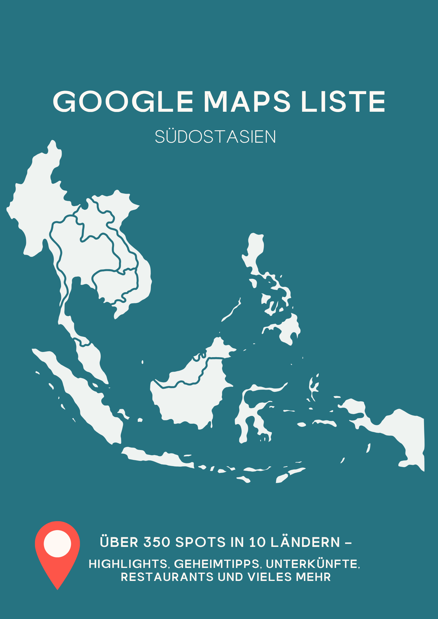 Google Maps Liste Südostasien