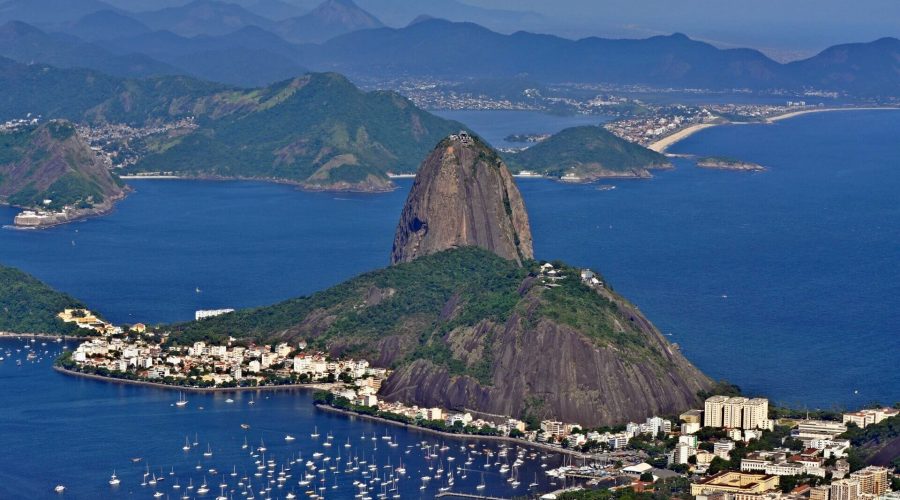 Der Zuckerhut in Rio de Janeiro in Brasilien
